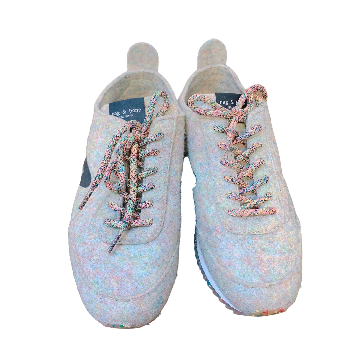 Rag & Bone Womens Sneakers Multicolor with Vibrant Sole 7.5