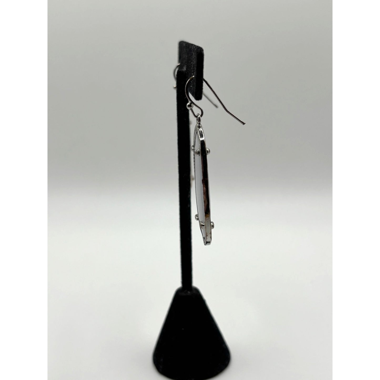 Kendra Scott Elle Drop Earrings Silver Tone Ivory