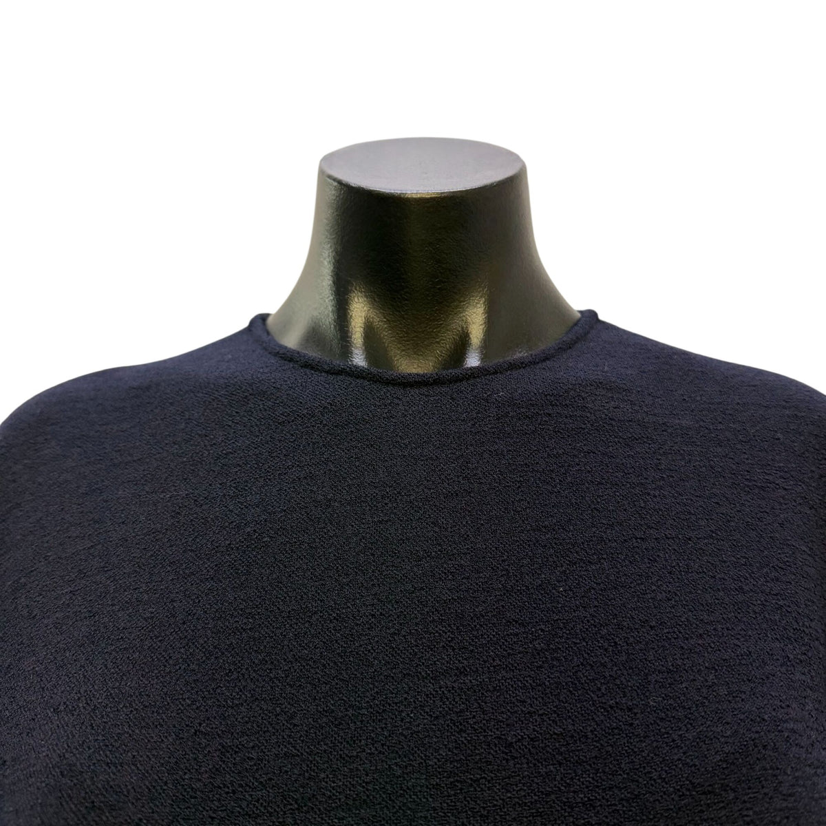 Derek Lam Navy Long Sleeve Blouse With Gold Buttons 4