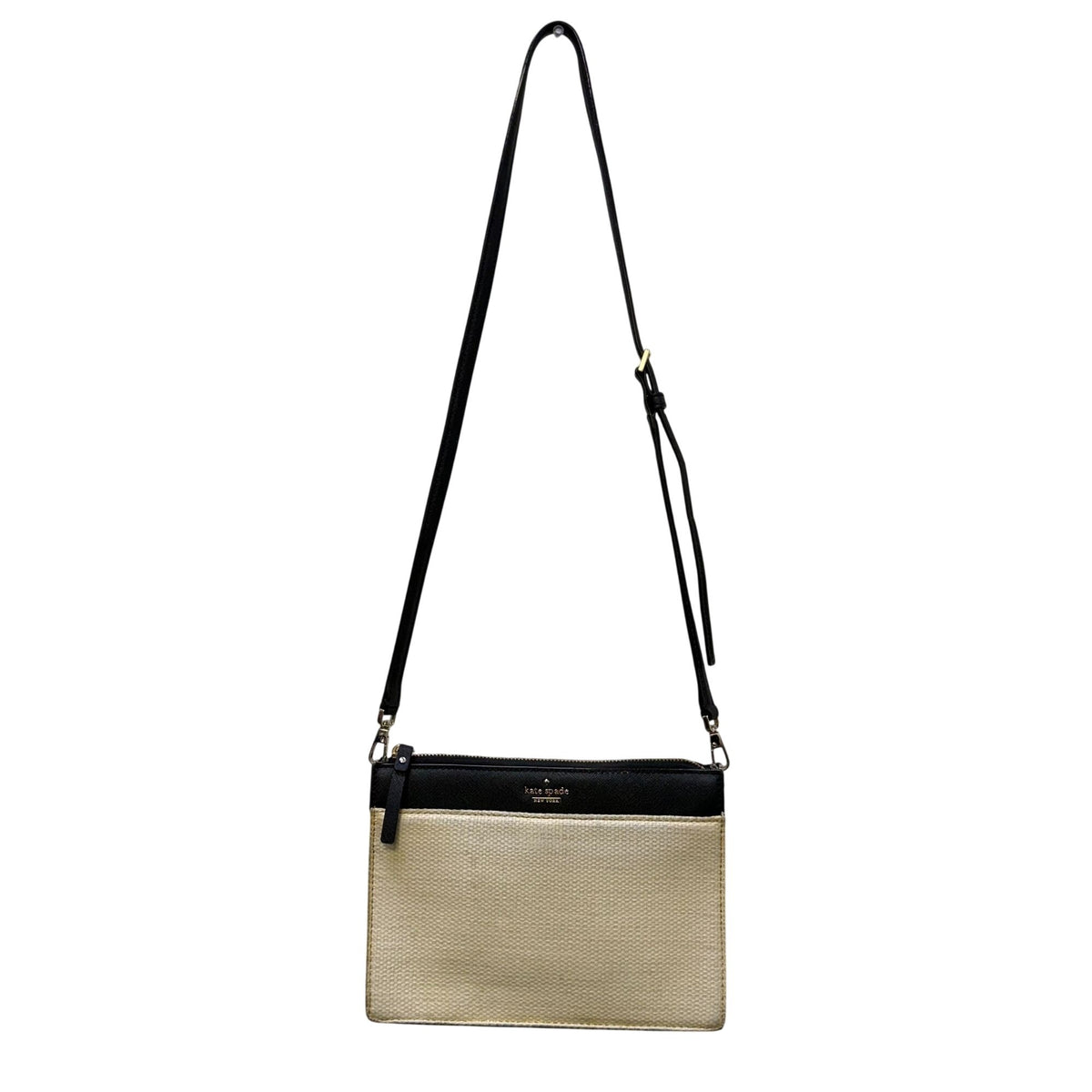 Kate Spade Crossbody Bag Black & Cream With Adjustable Strap