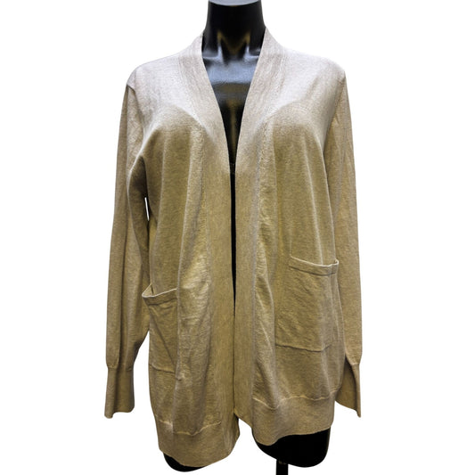 NWT Estheme Cashmere Cardigan Sweater Gray L