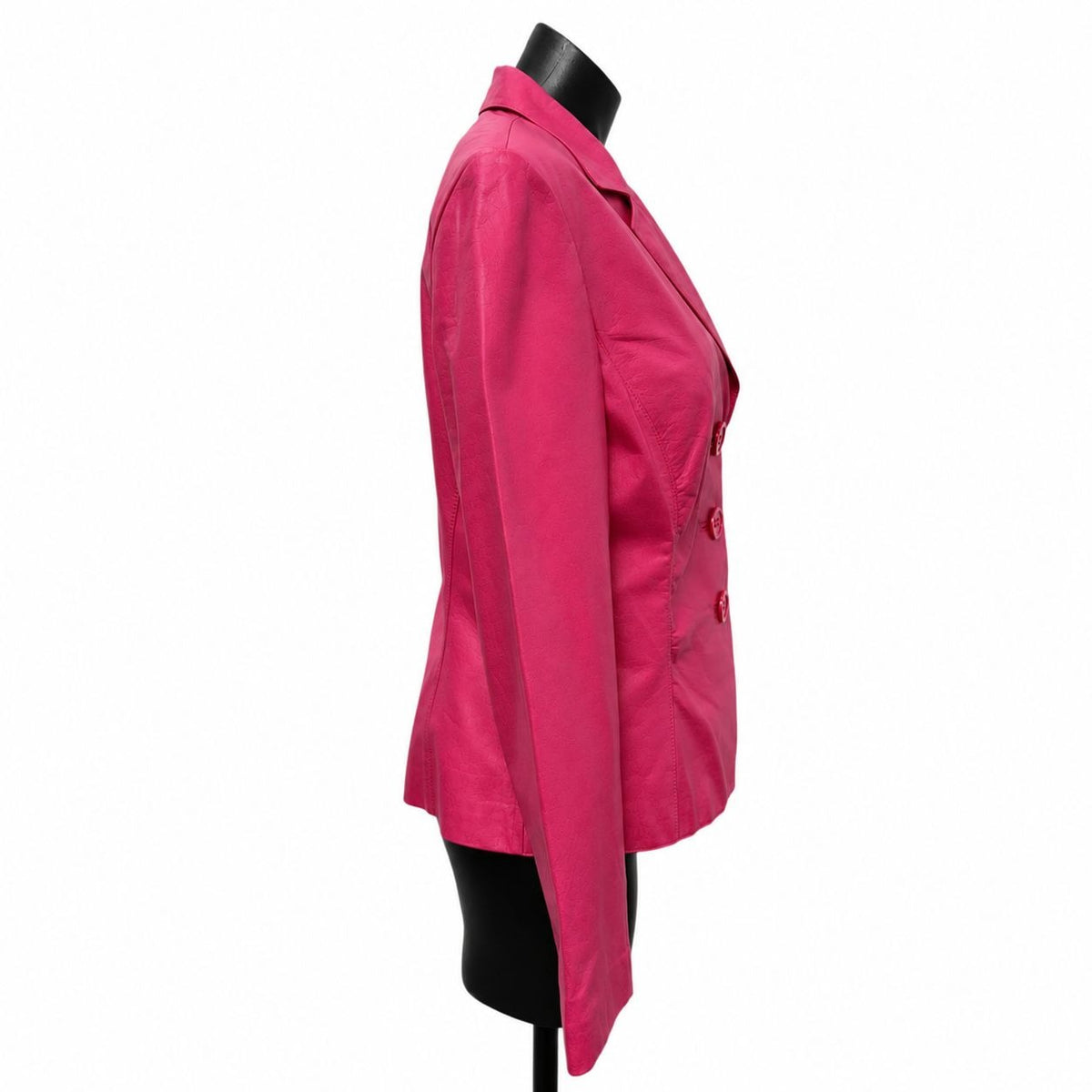 Lafayette 148 Pink Leather Jacket Size 10