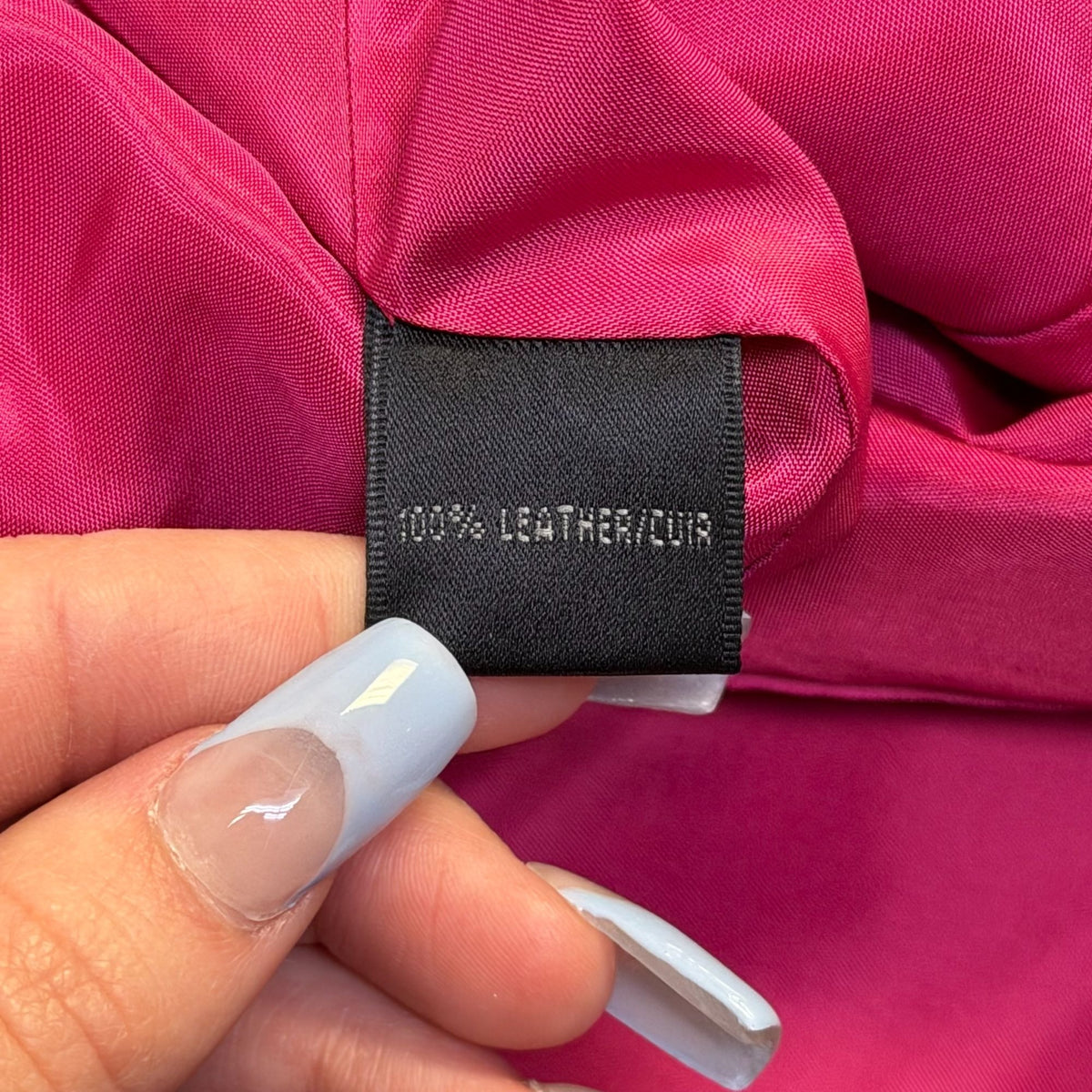Lafayette 148 Pink Leather Jacket Size 10