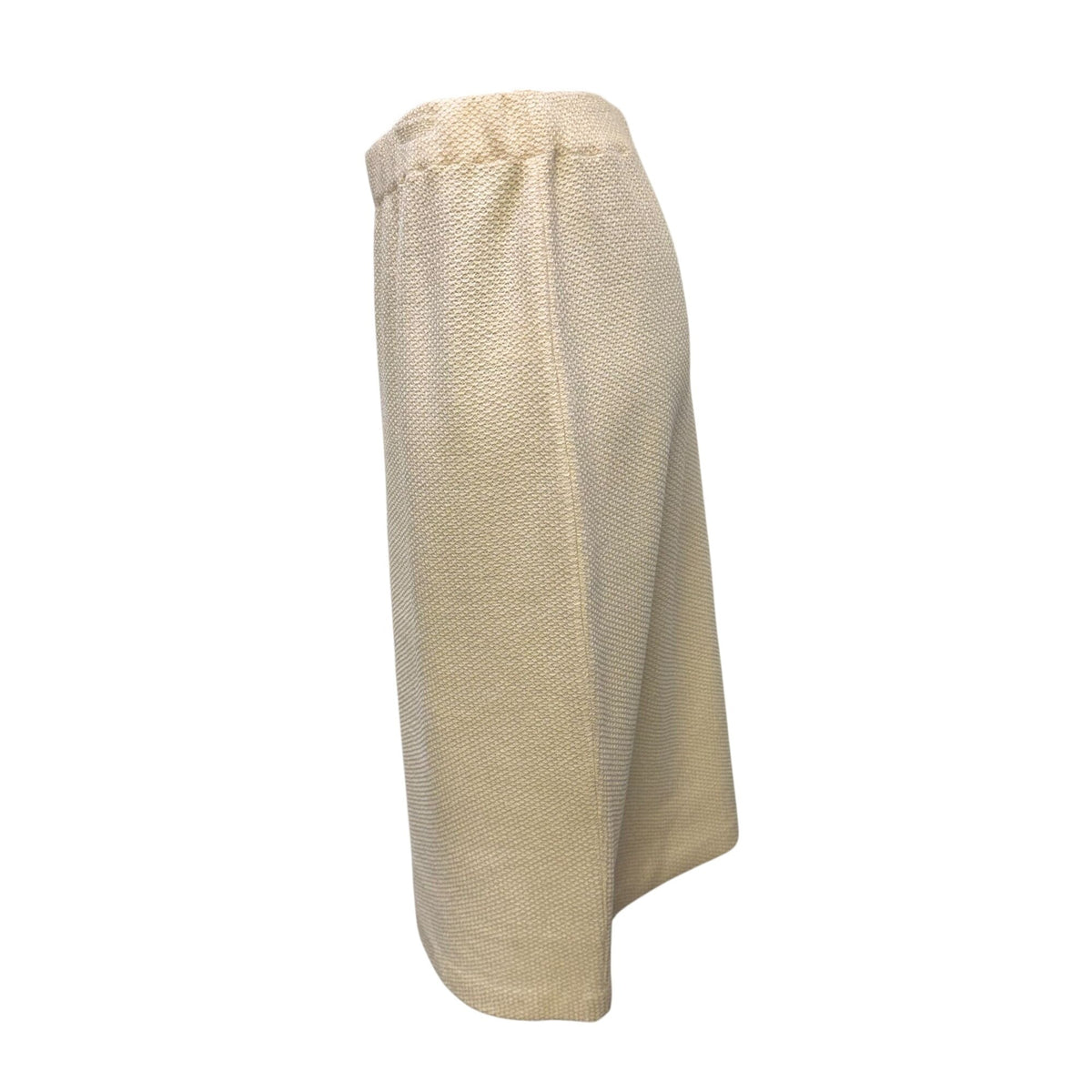 NWT St. John Collection Cream Wool Blend Pencil Skirt Size 4