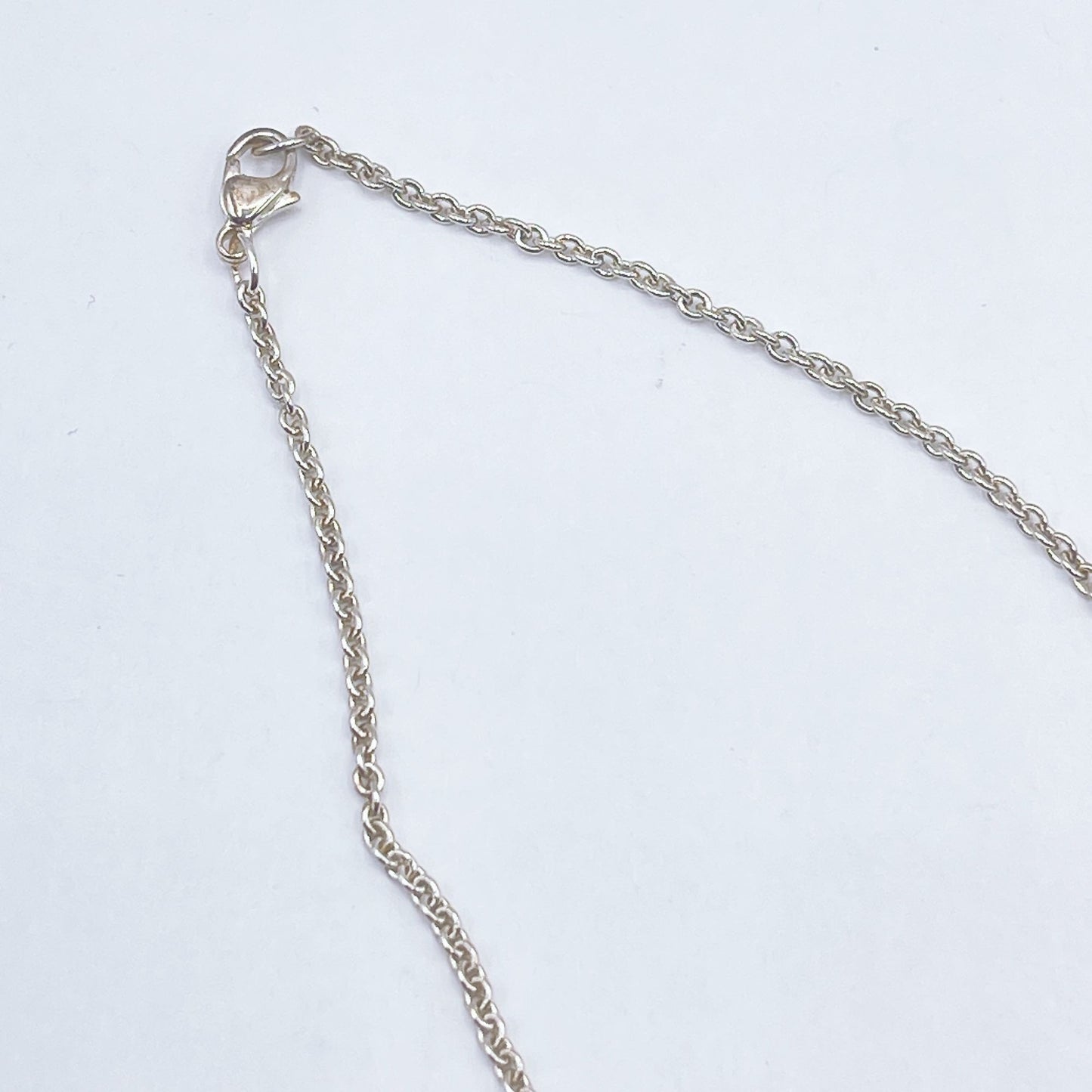 James Avery 925 Silver Charm Holder Knot Necklace 22"