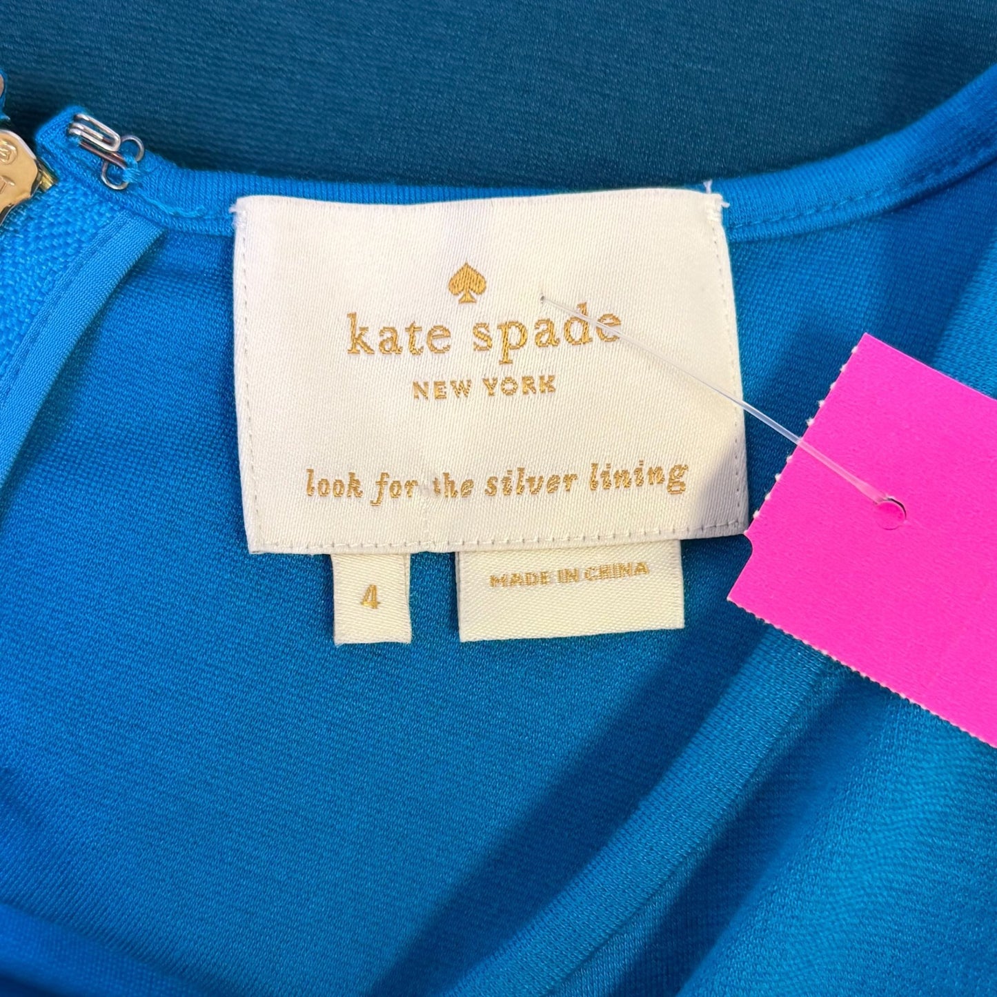 Kate Spade Colorblock Dress Blue Teal Size 4