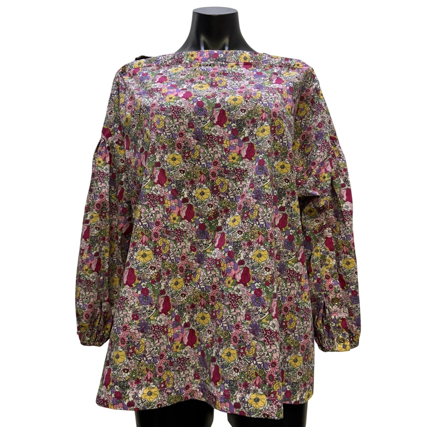 Buru 2-Piece Floral Blouse & Maxi Skirt Set Multi-Color XL