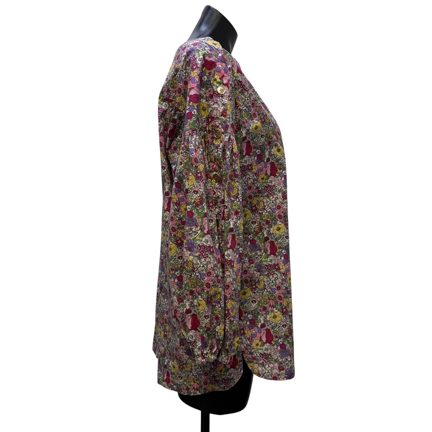 Buru 2-Piece Floral Blouse & Maxi Skirt Set Multi-Color XL