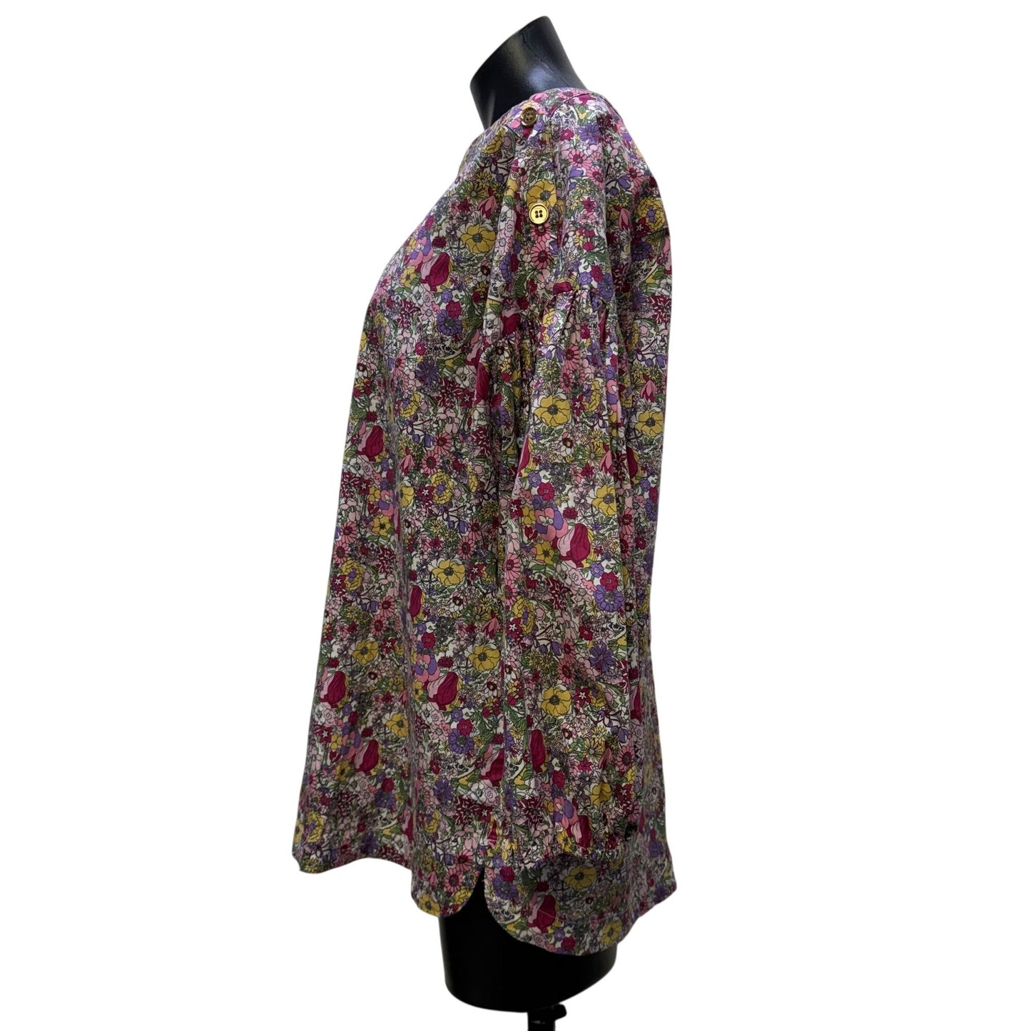 Buru 2-Piece Floral Blouse & Maxi Skirt Set Multi-Color XL
