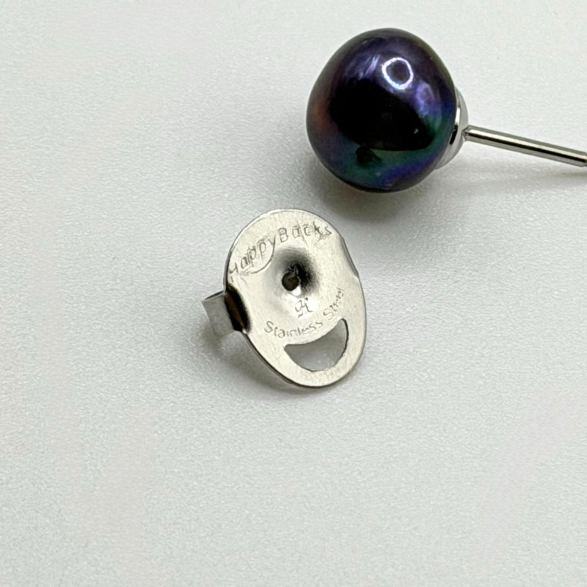 Honora Purple Cultured Pearl Earrings With Stainless Steel Backs