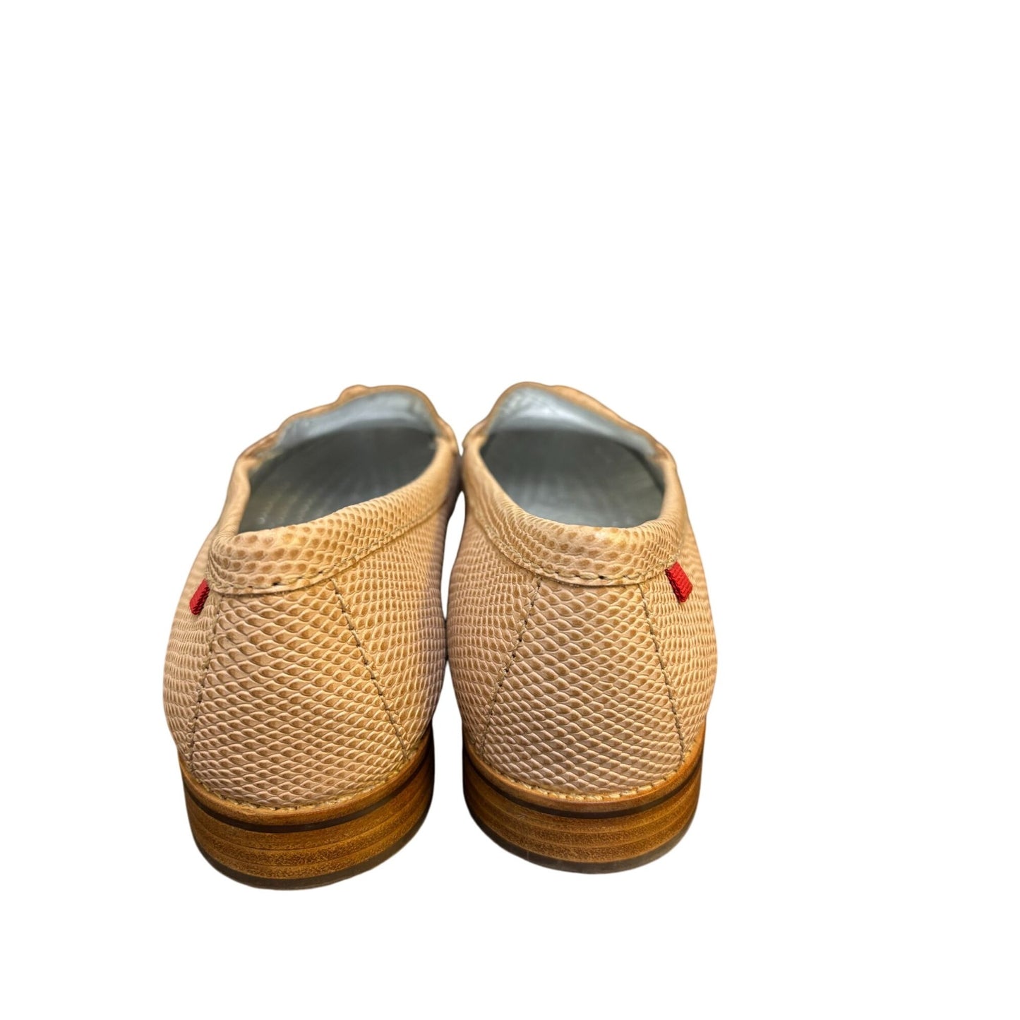Marc Joseph New York Peach Textured Leather Loafers 10.5