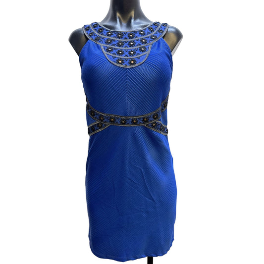 NWT Free People Blue Embellished Cocktail Dress Size M