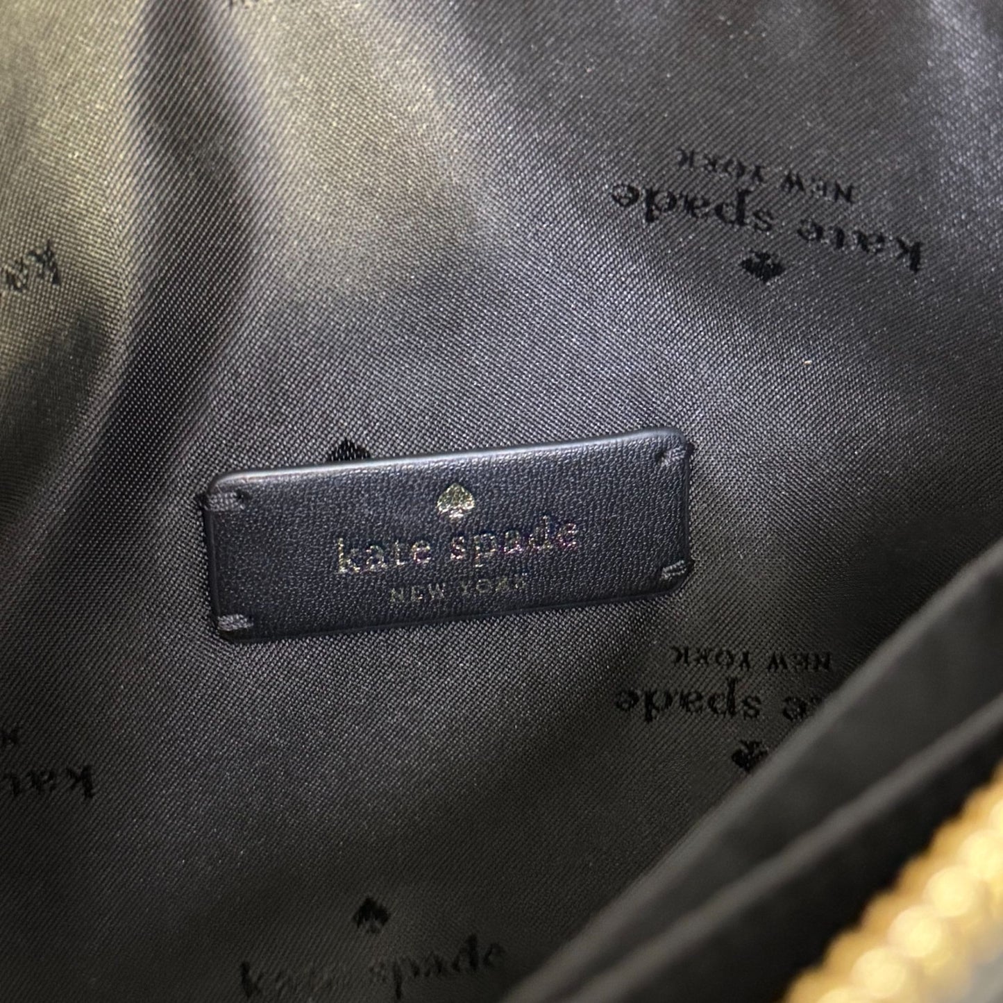 Kate Spade Black Leather Crossbody Bag
