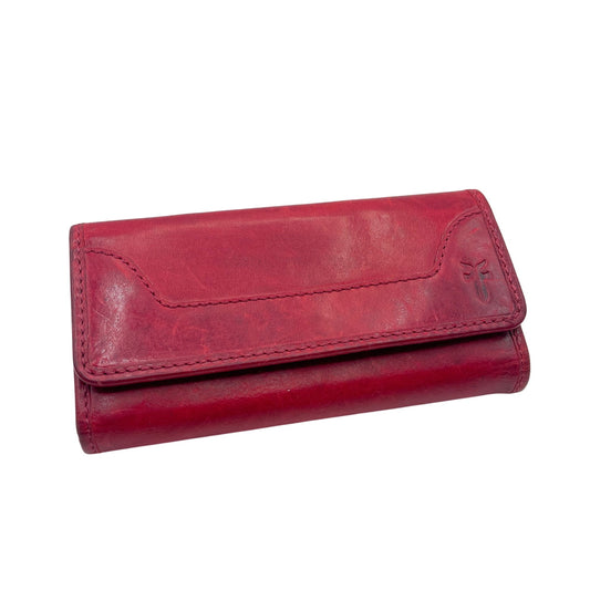 Frye Red Leather Womens Wallet M