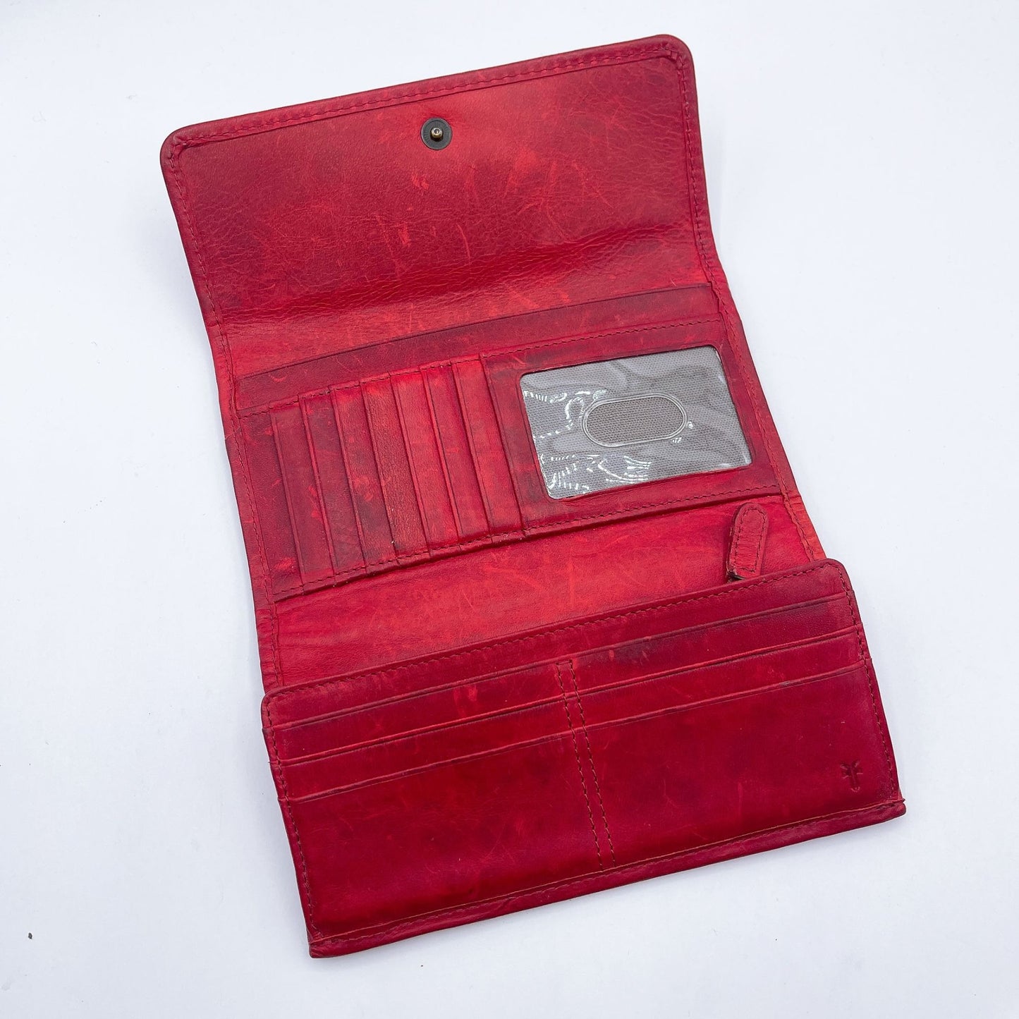 Frye Red Leather Womens Wallet M