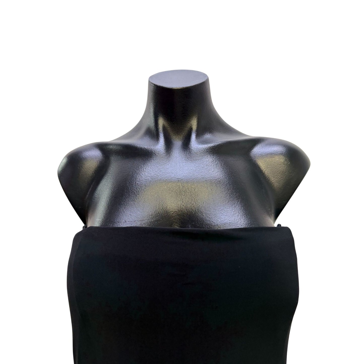Helmut Lang Black Strapless Maxi Dress Size 10