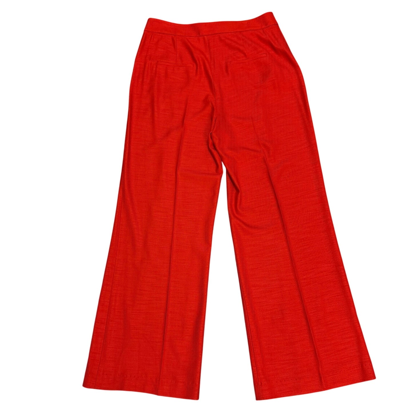 Veronica Beard Red Wide-Leg Pants Size 12