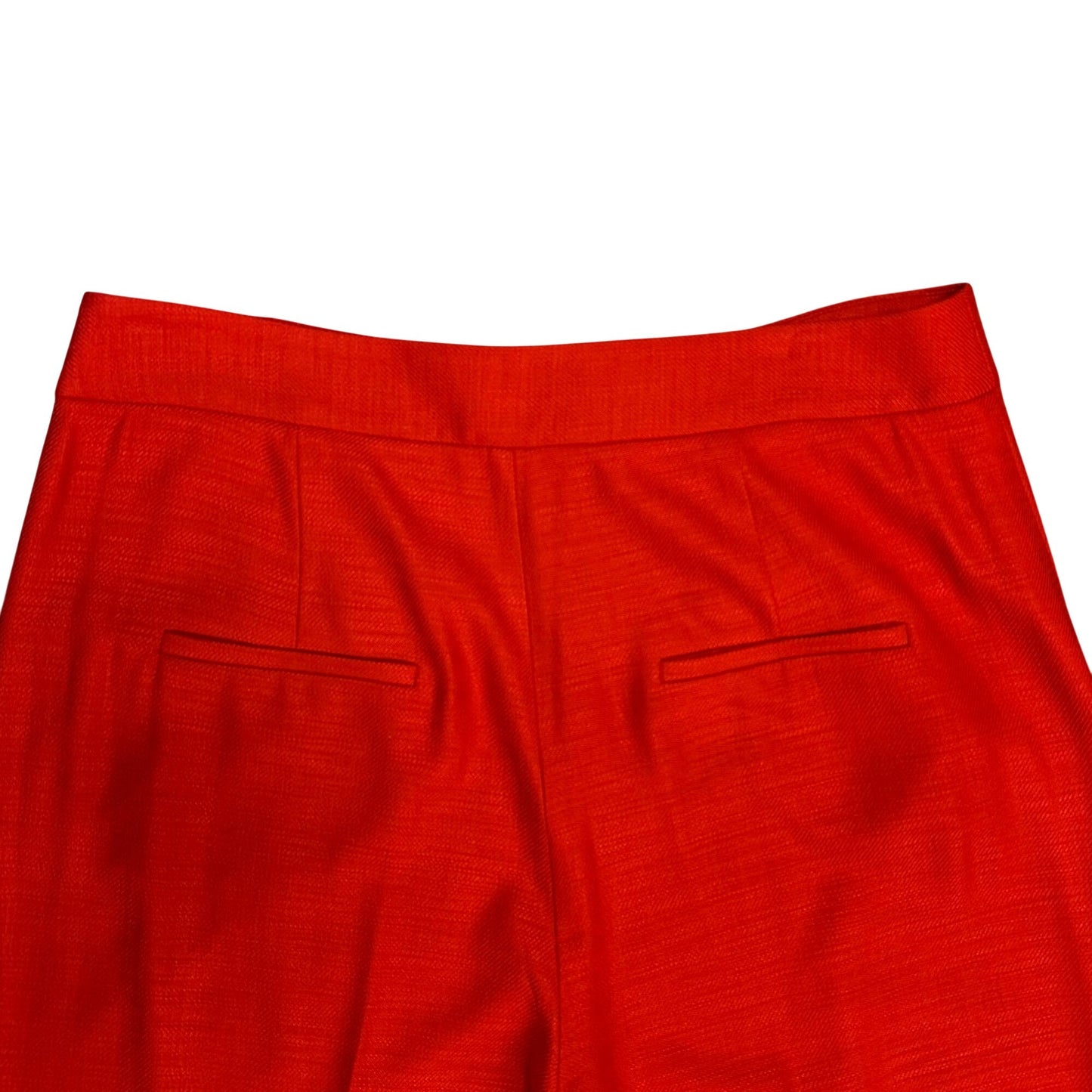 Veronica Beard Red Wide-Leg Pants Size 12