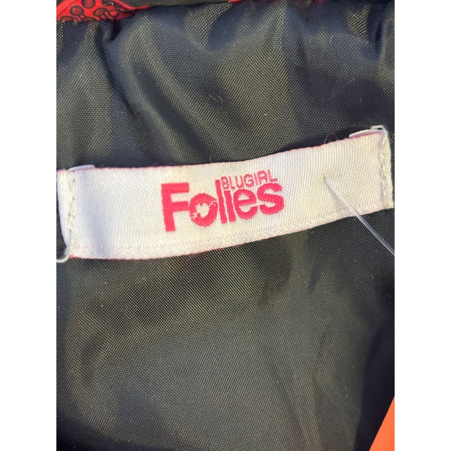 Blugirl Folies Quilted Heart Print Jacket Black & Red