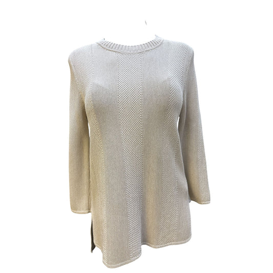 Boss Hugo Boss Cream Textured Knit Sweater Size M