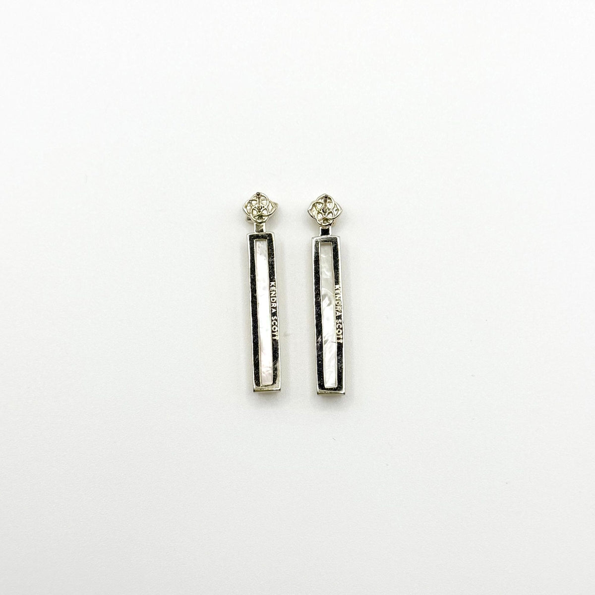Kendra Scott Gold-Tone Dangle Earrings With Mother-Of-Pearl