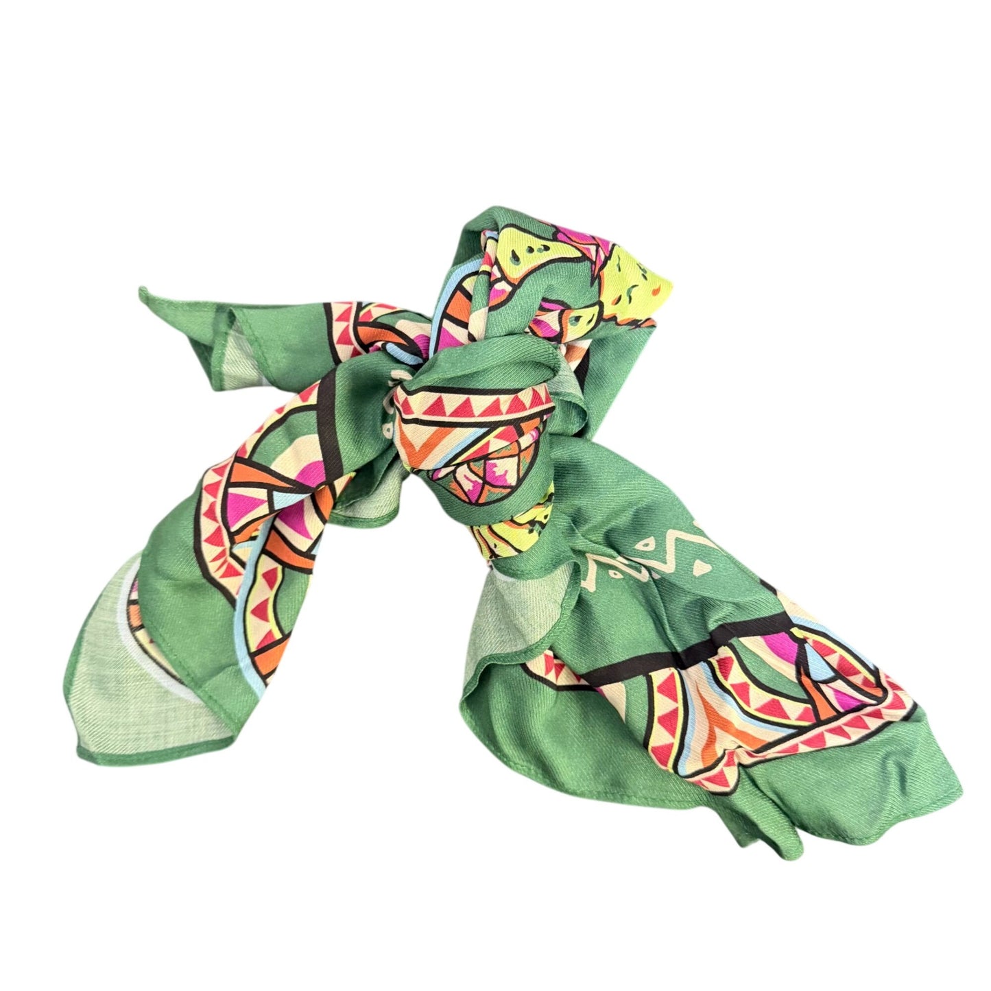Double D Ranch Desert Desperado Green Bandana Scarf