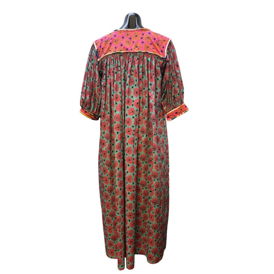 NWT Celia B Bohemian Starburst Floral Maxi Dress In Sunset Palette S