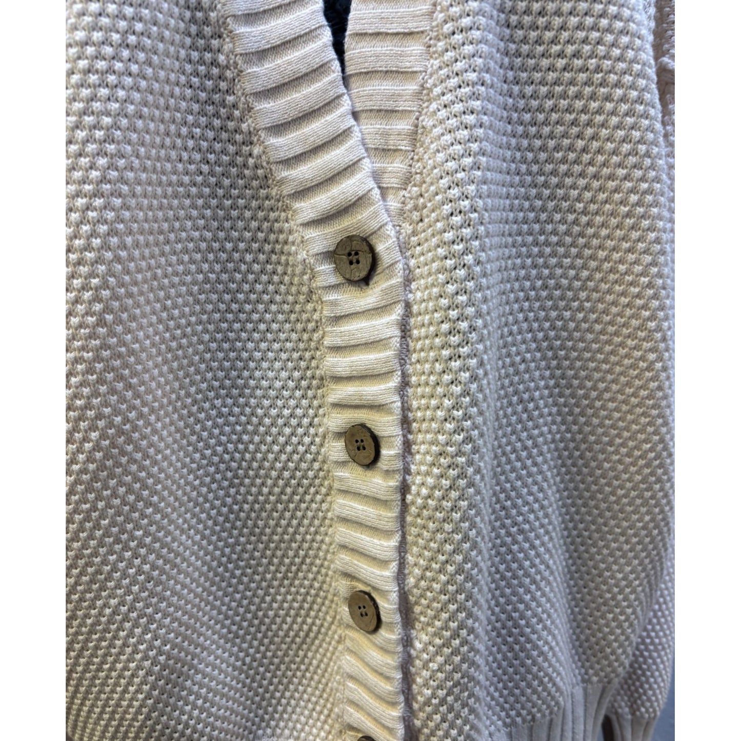 NWT FP Beach Cardigan & Pants Set In Cream XL 2p