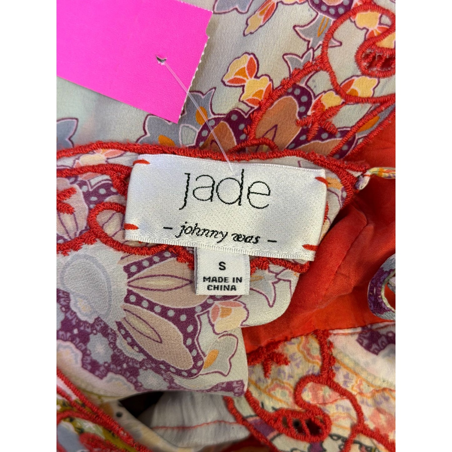Jade Johnny Was Multi-Color Boho Maxi Dress Size S