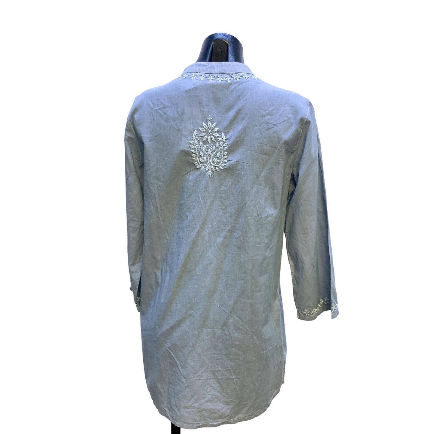 NWT Joyshree Dalal Embroidered Tunic Blouse Small