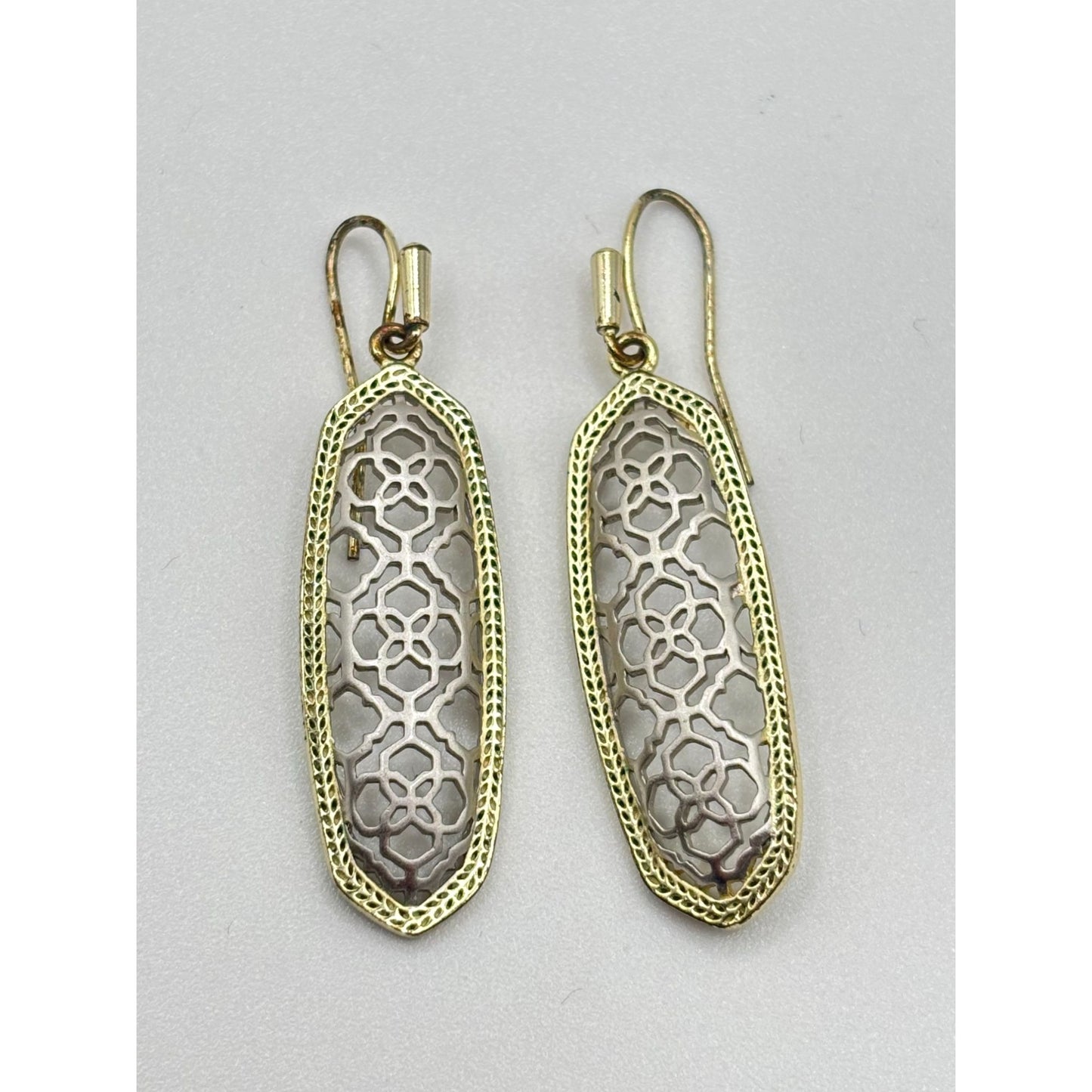 Kendra Scott Gold Filigree Drop Earrings