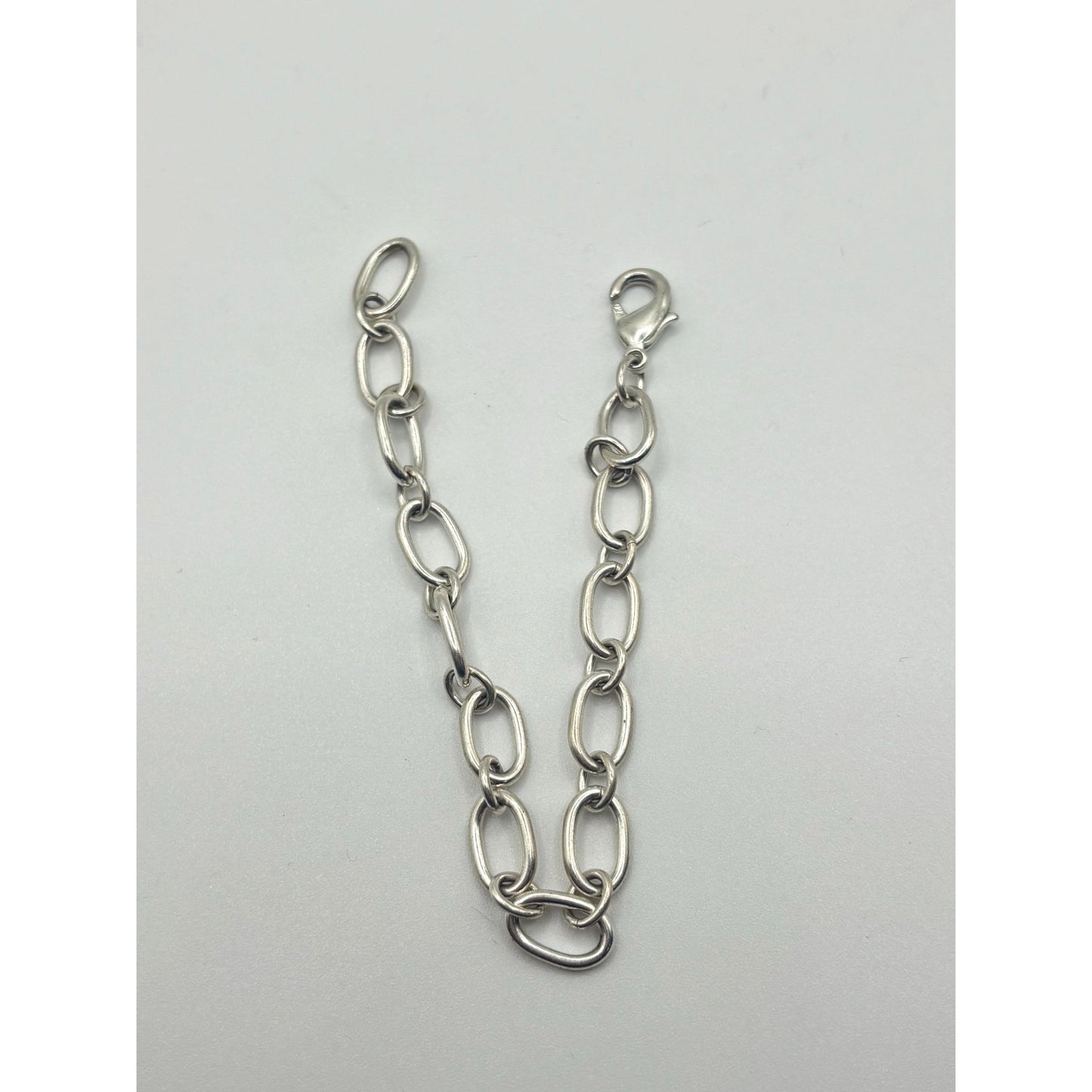 925 Sterling Silver Chain Bracelet With Lobster Clasp