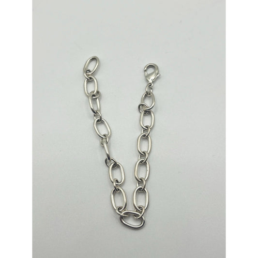 925 Sterling Silver Chain Bracelet With Lobster Clasp