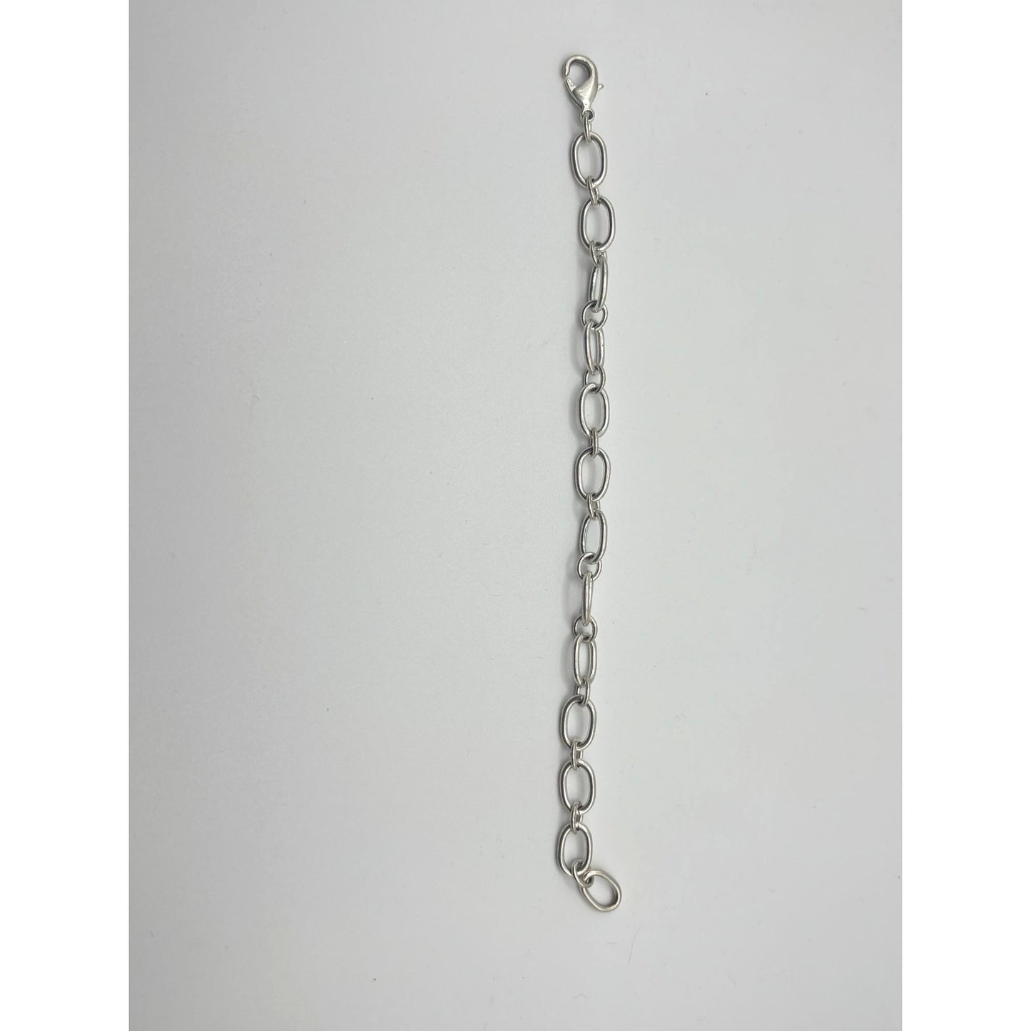 925 Sterling Silver Chain Bracelet With Lobster Clasp