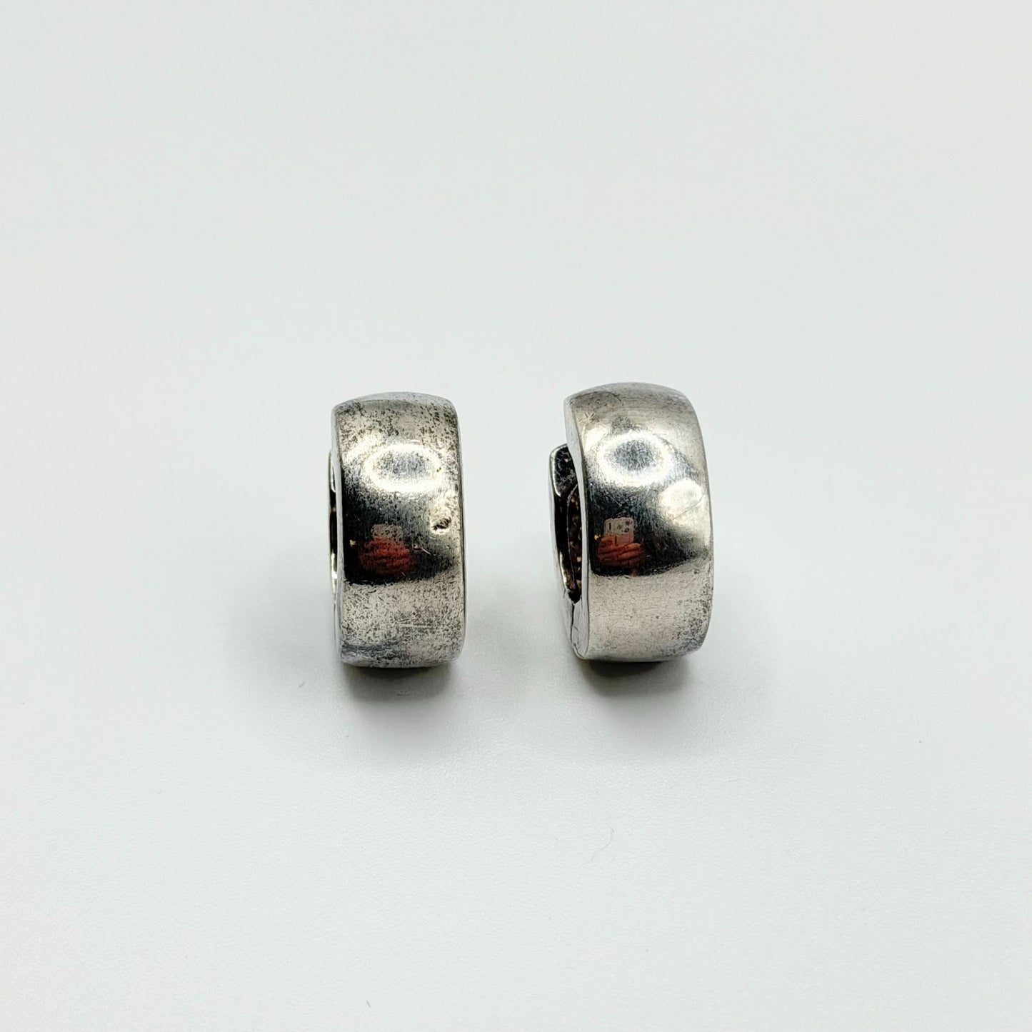 925 Sterling Silver Hoop Earrings - Classic Minimalist Design