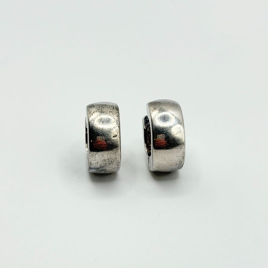 925 Sterling Silver Hoop Earrings - Classic Minimalist Design