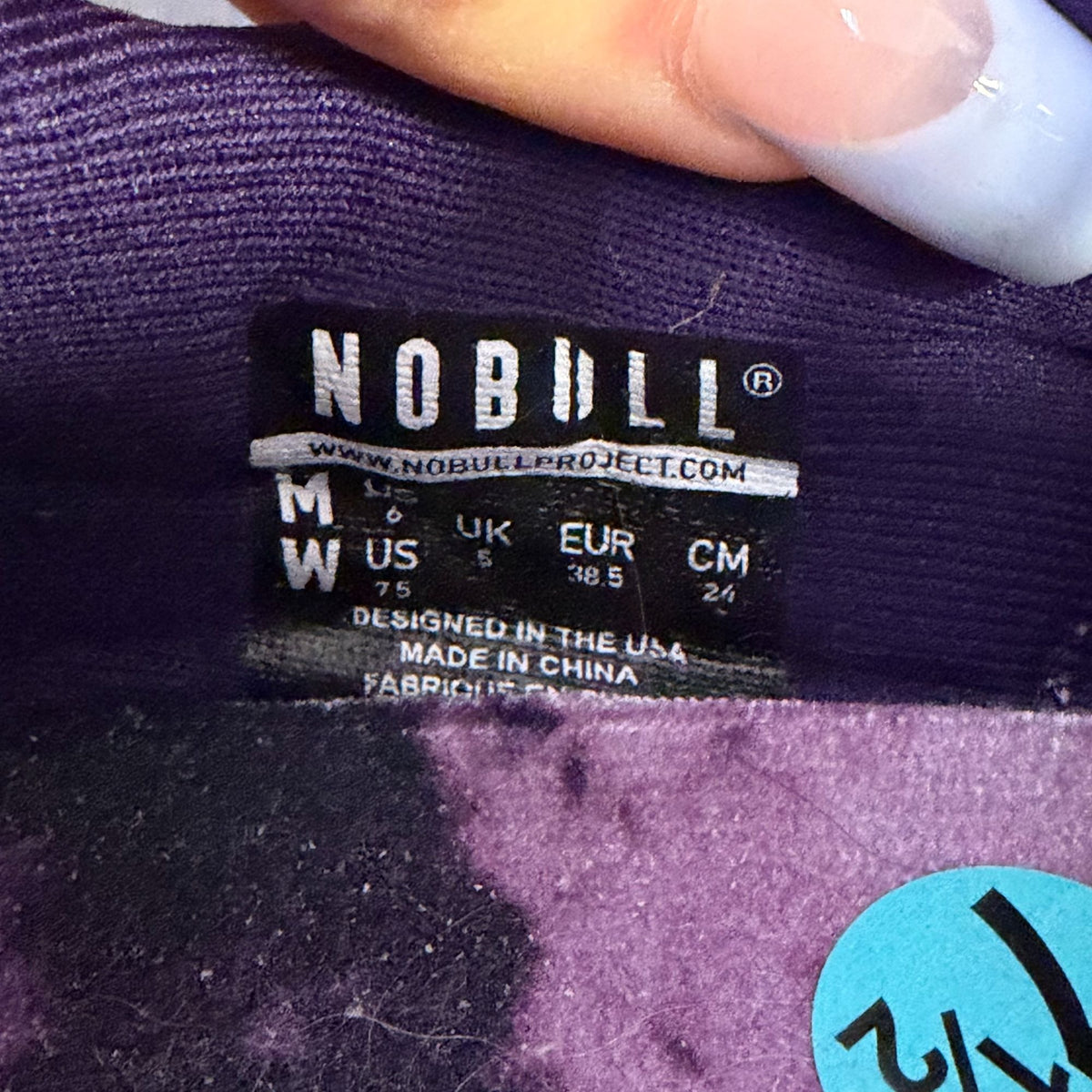 No Bull Purple Sneakers Size 7.5