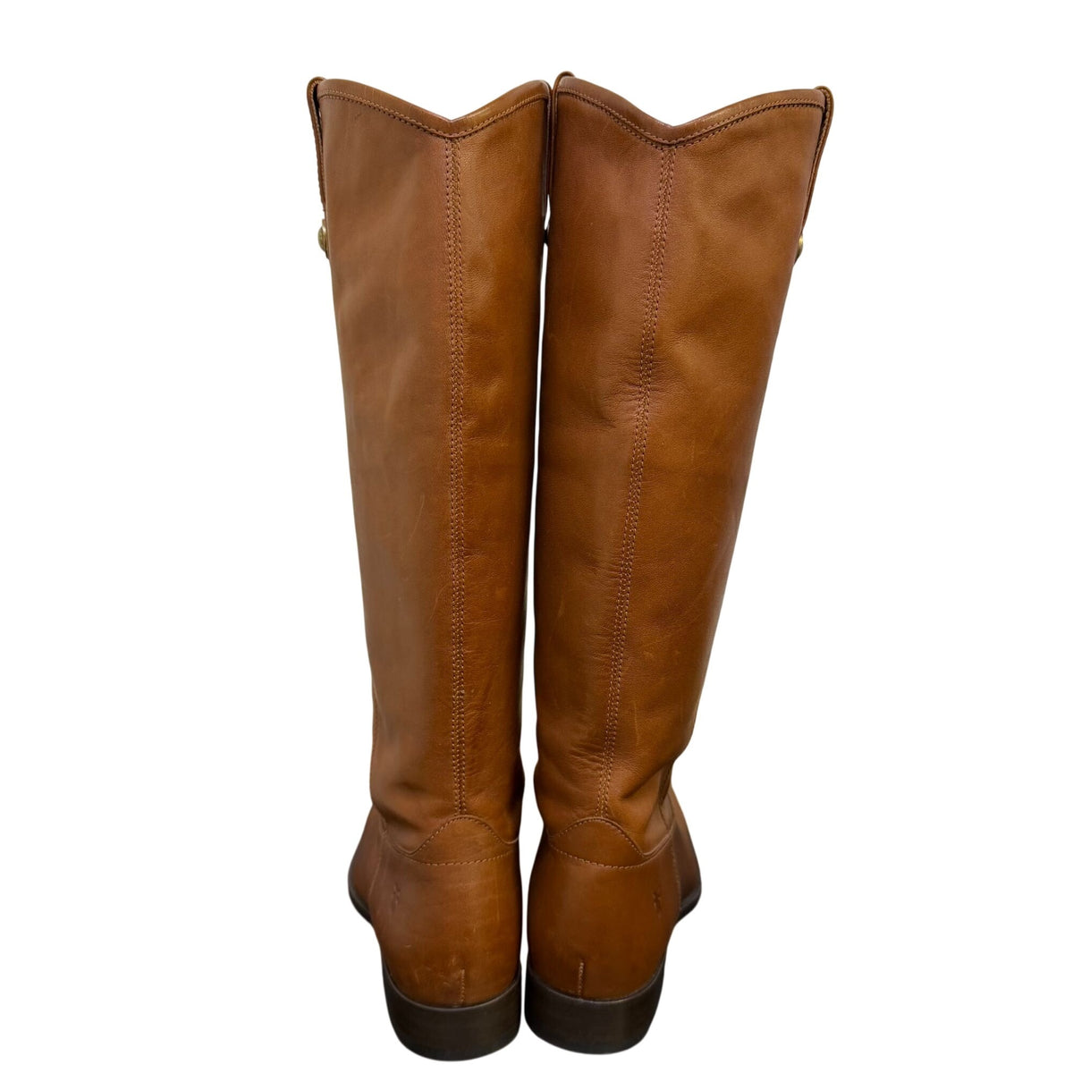 Frye Brown Leather Knee-High Riding Boots Size 8