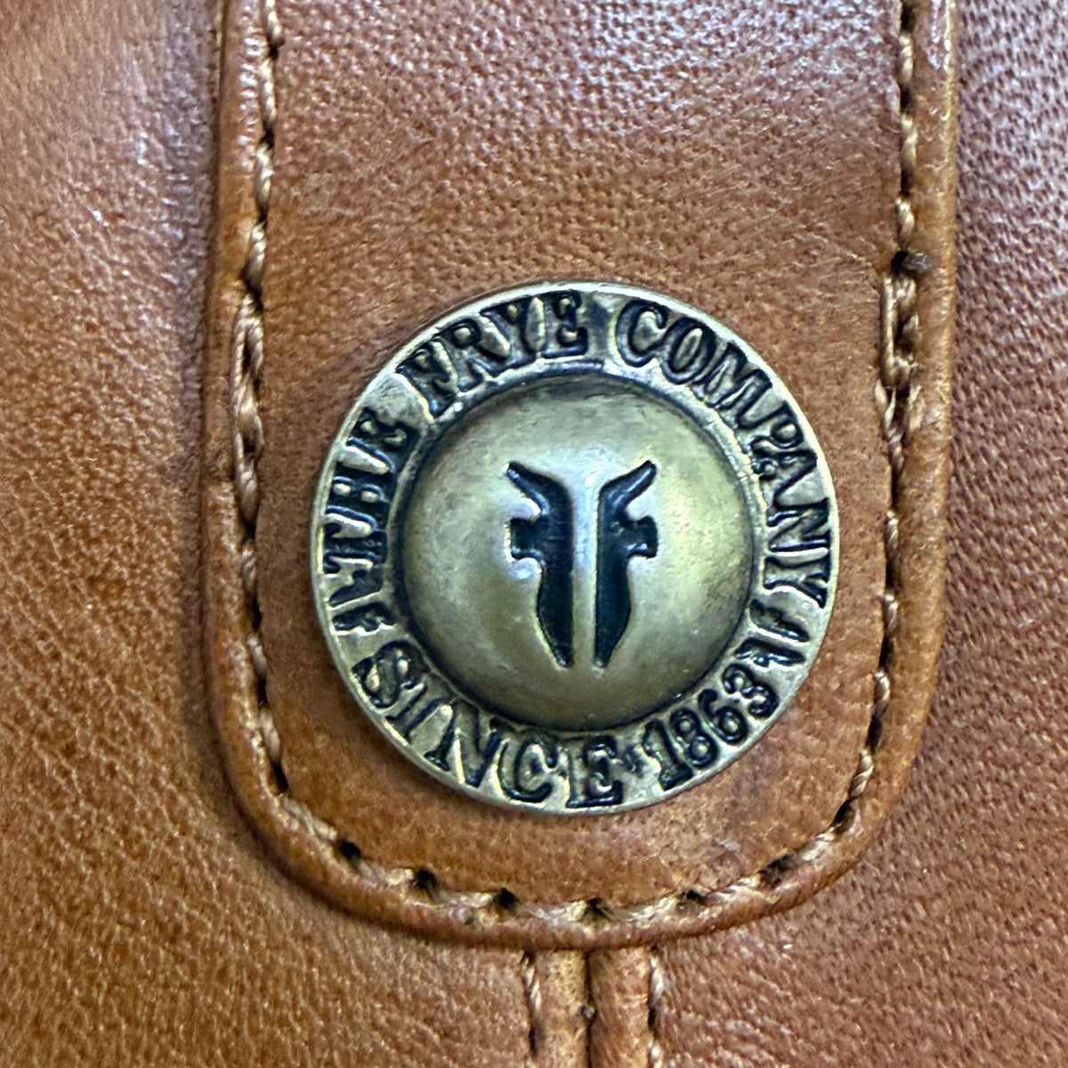 Frye Brown Leather Knee-High Riding Boots Size 8