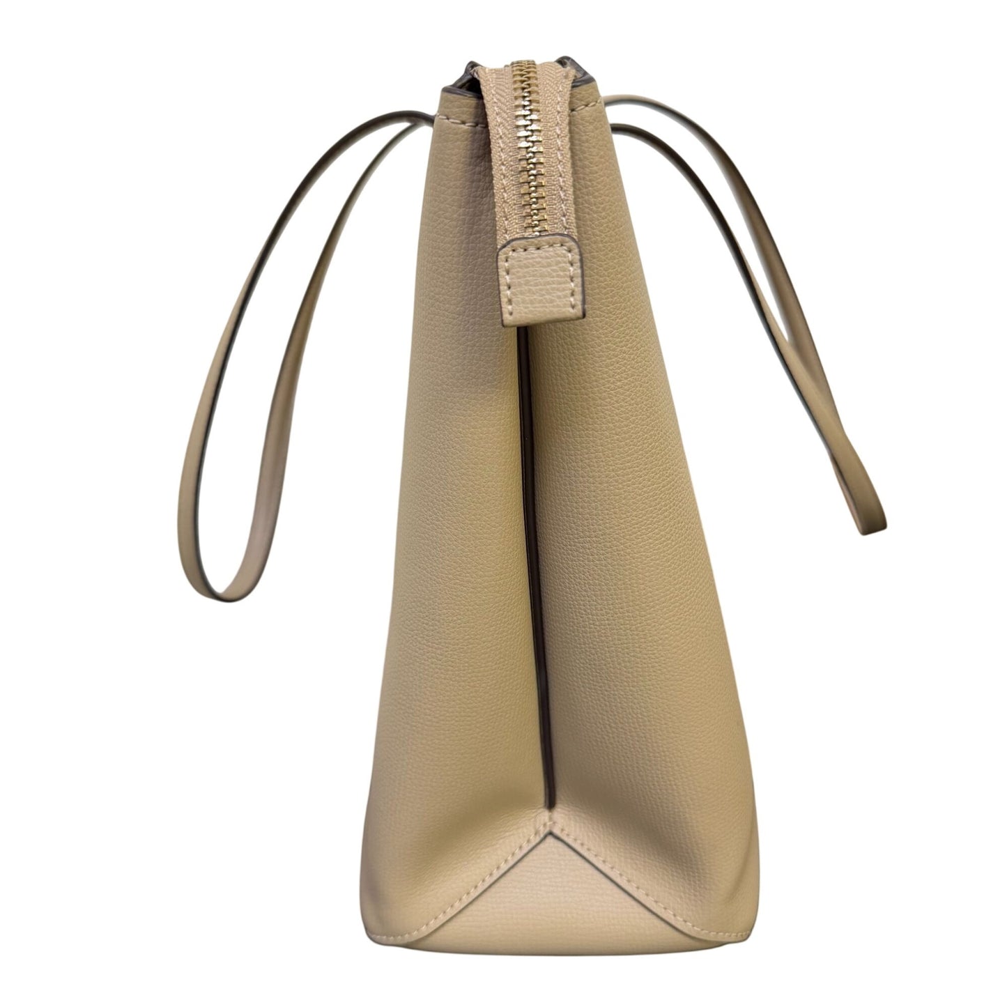 Kate Spade Tan All Day Large Zip Top Tote Bag With Sleek Design