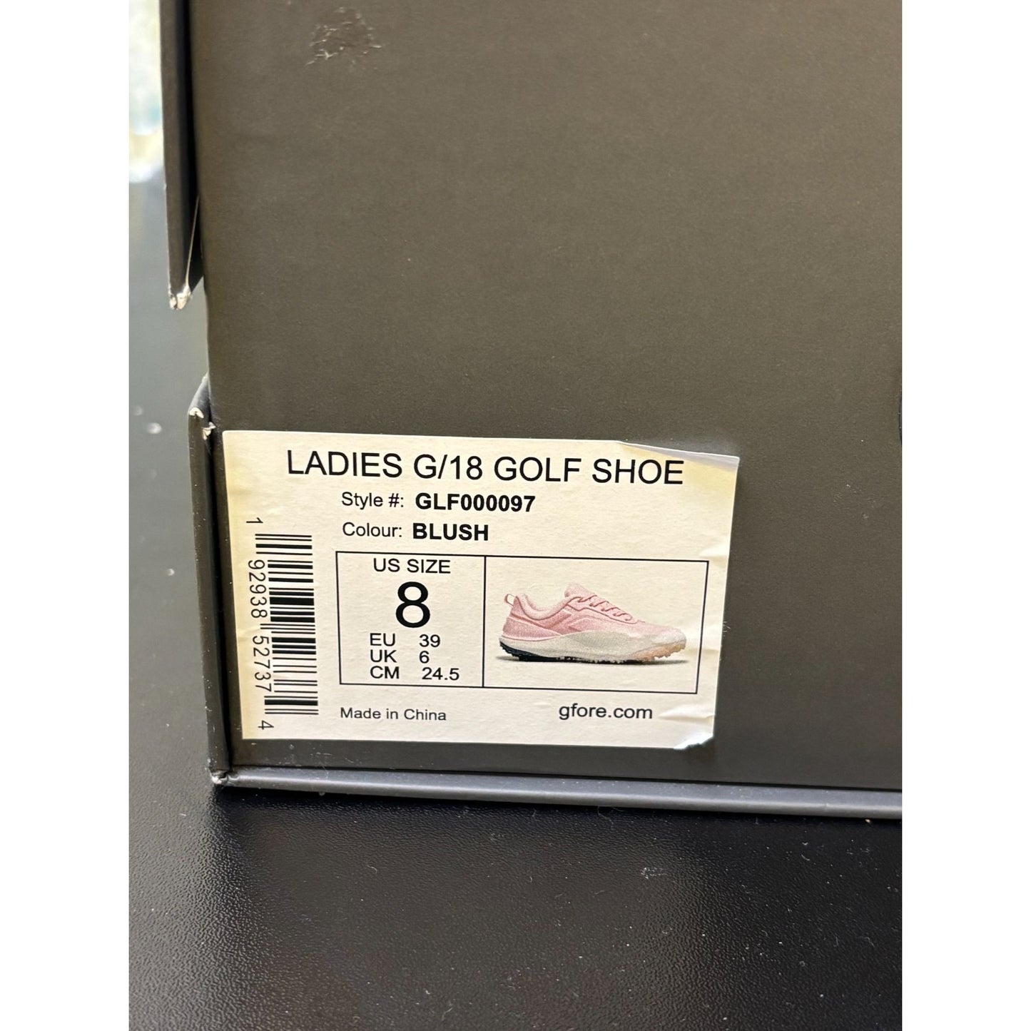 G/Fore Golf Shoes Pink & White Size 8 / 39