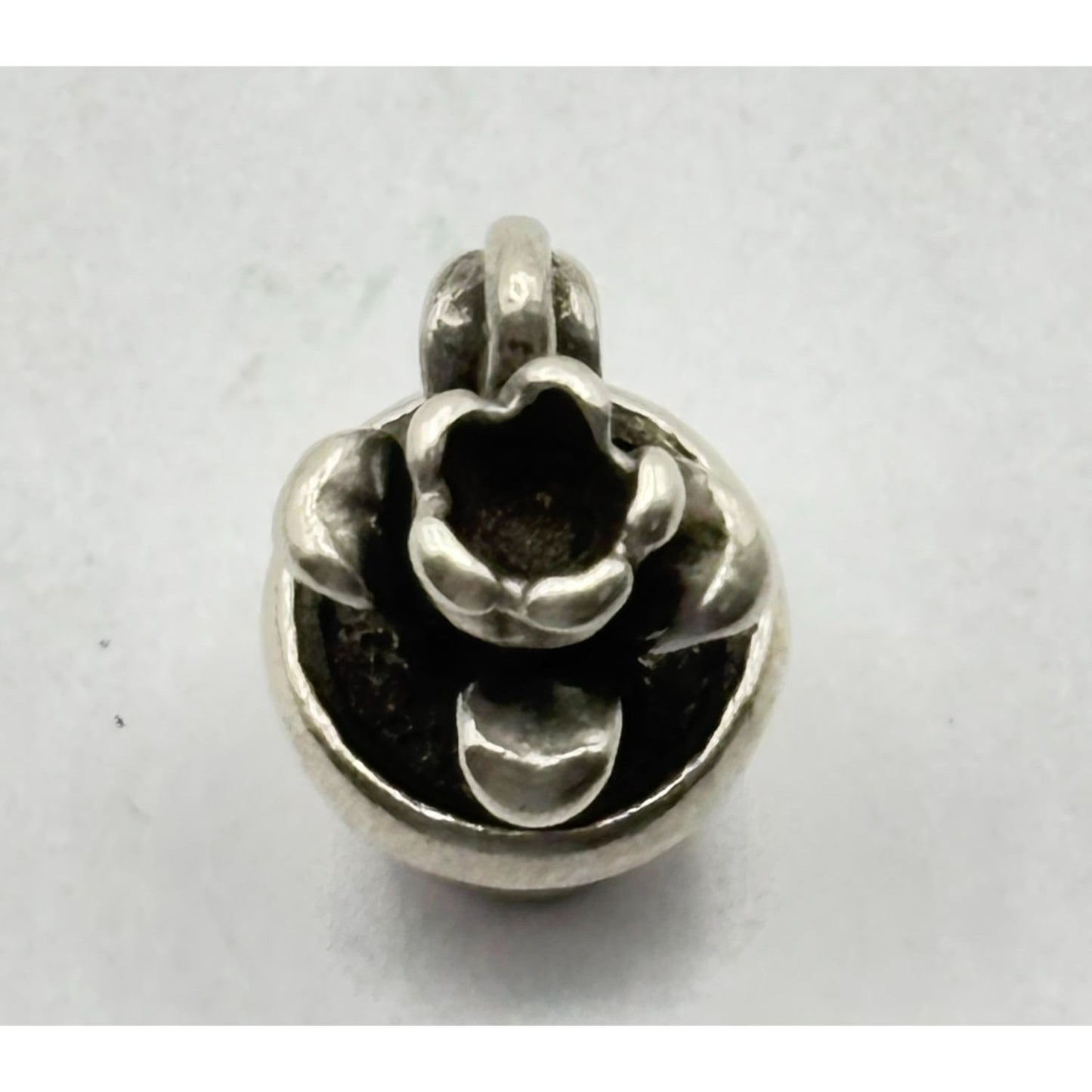 James Avery Retired 925 Sterling Silver Potted Flower Charm