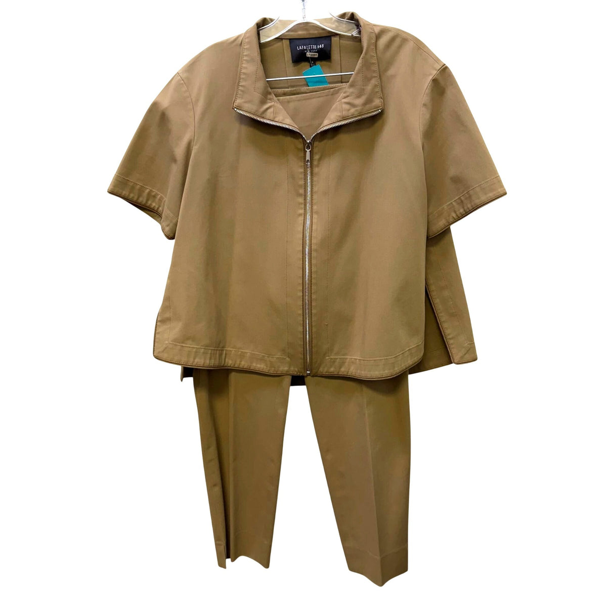 Lafayette 148 Tan Jacket & Pants Set S/10