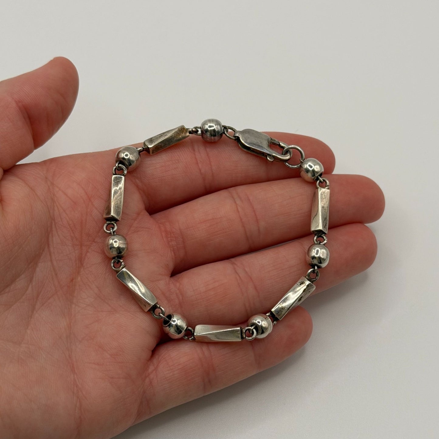 925 Sterling Silver Bracelet Twisted Design
