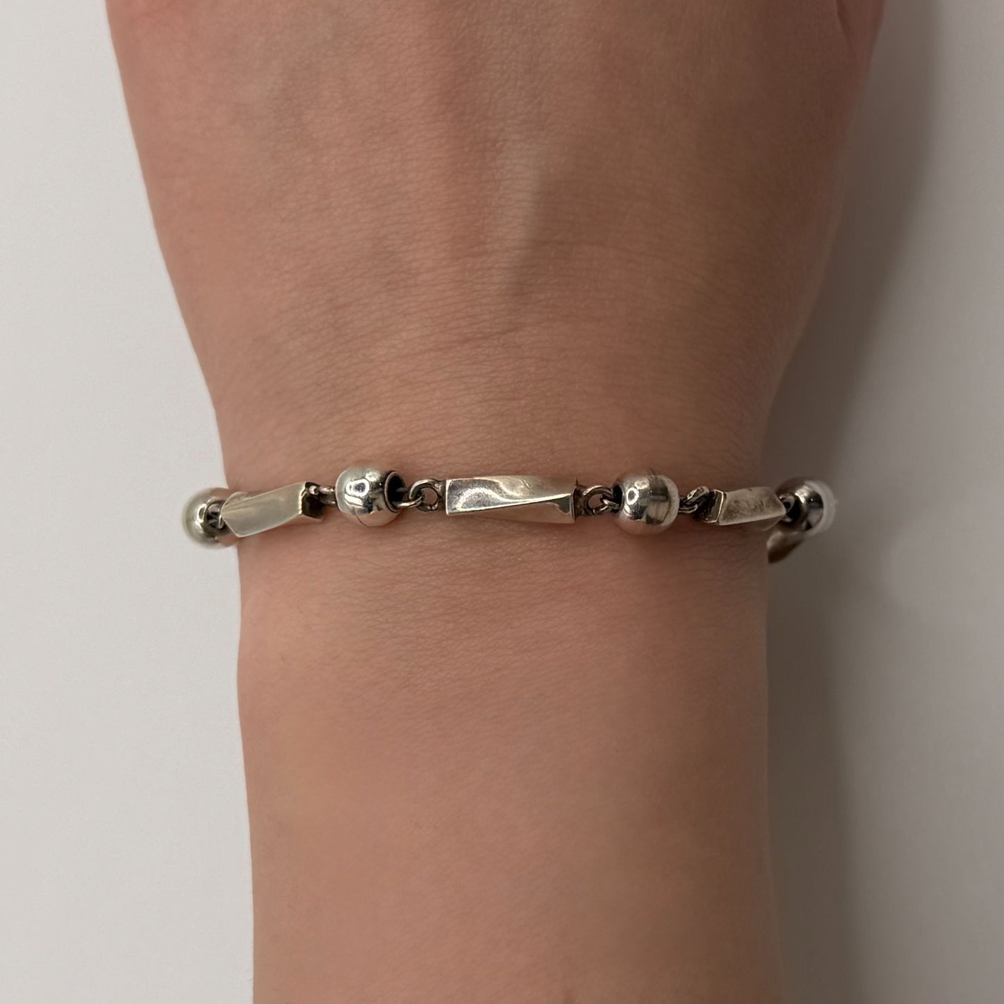 925 Sterling Silver Bracelet Twisted Design