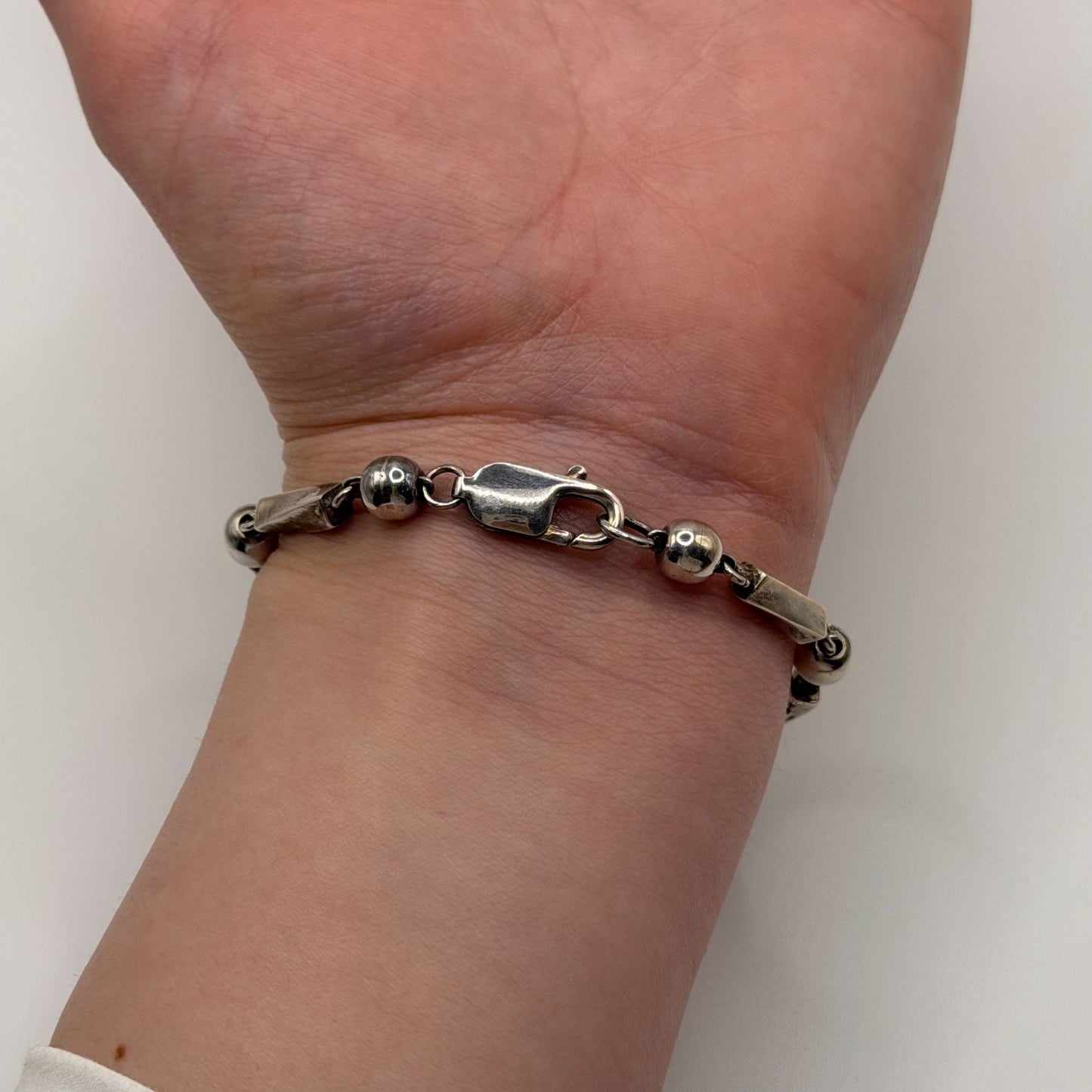 925 Sterling Silver Bracelet Twisted Design