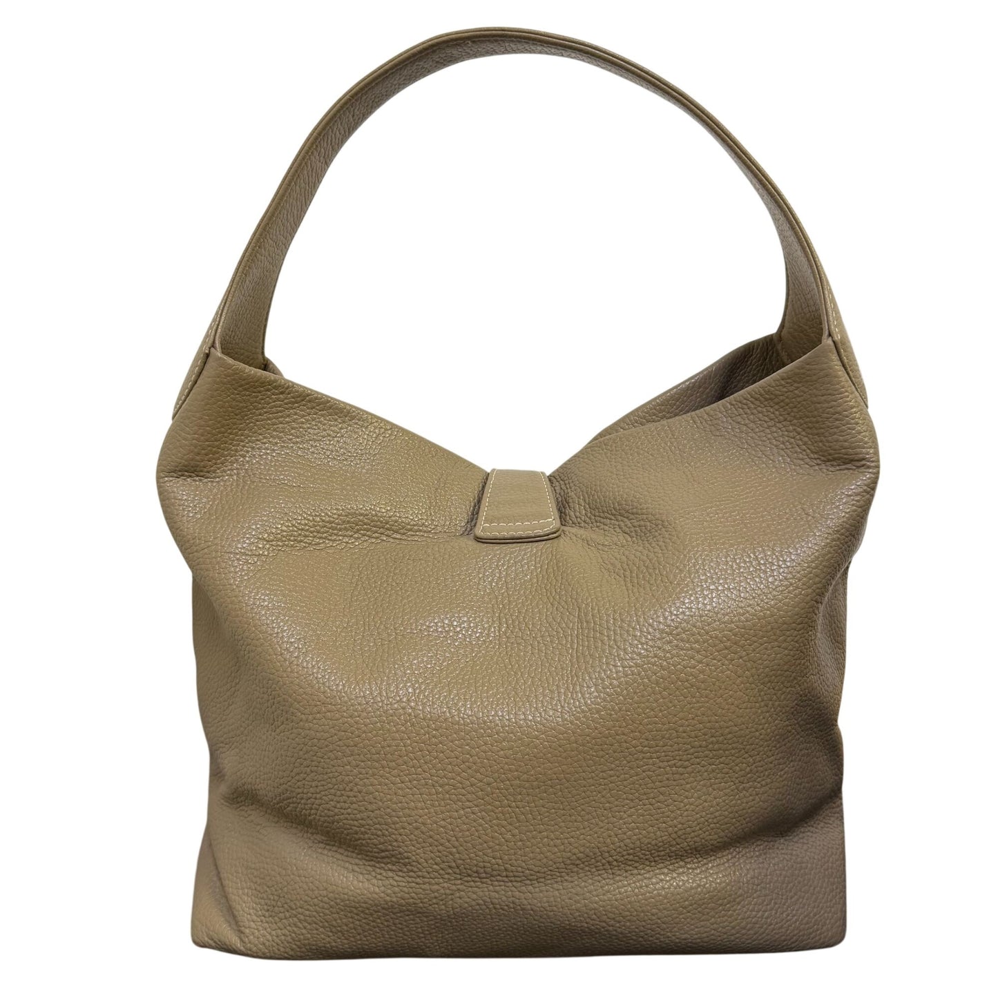 Dooney & Bourke Pebbled Leather Taupe Hobo Bag