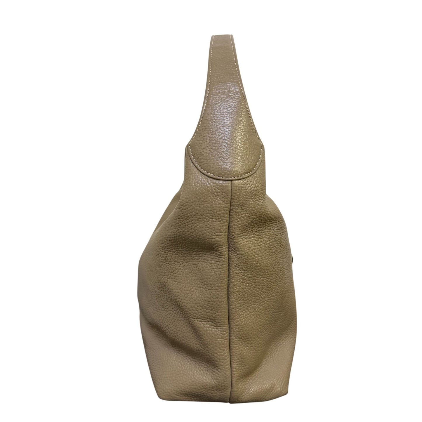 Dooney & Bourke Pebbled Leather Taupe Hobo Bag