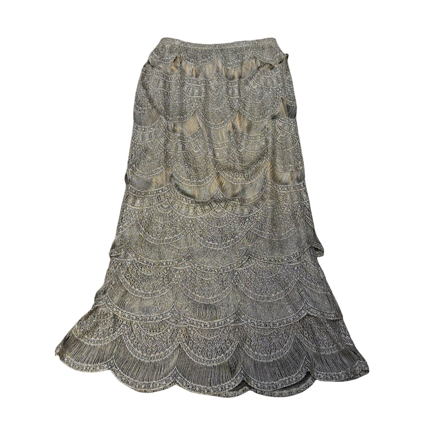 T Carolyn 3Pc Bronze Skirt Tank & Jacket Set XL