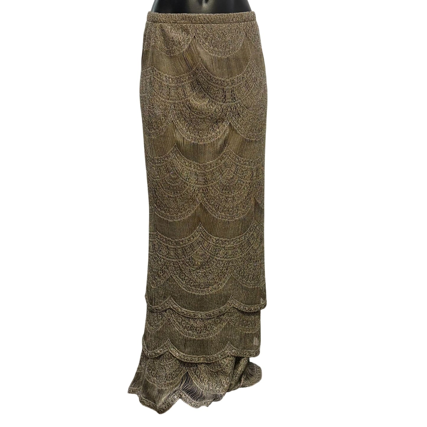 T Carolyn 3Pc Bronze Skirt Tank & Jacket Set XL